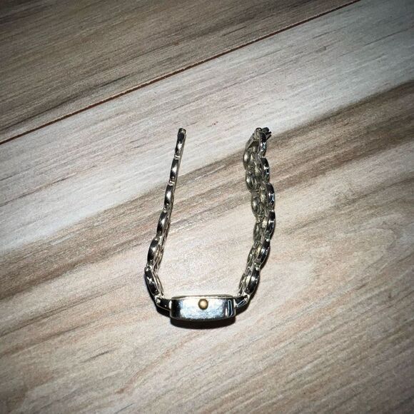 Cote D’Azur Wristwatch Women’s Silver Band Quartz Movement Tested Added Battery - Picture 7 of 8